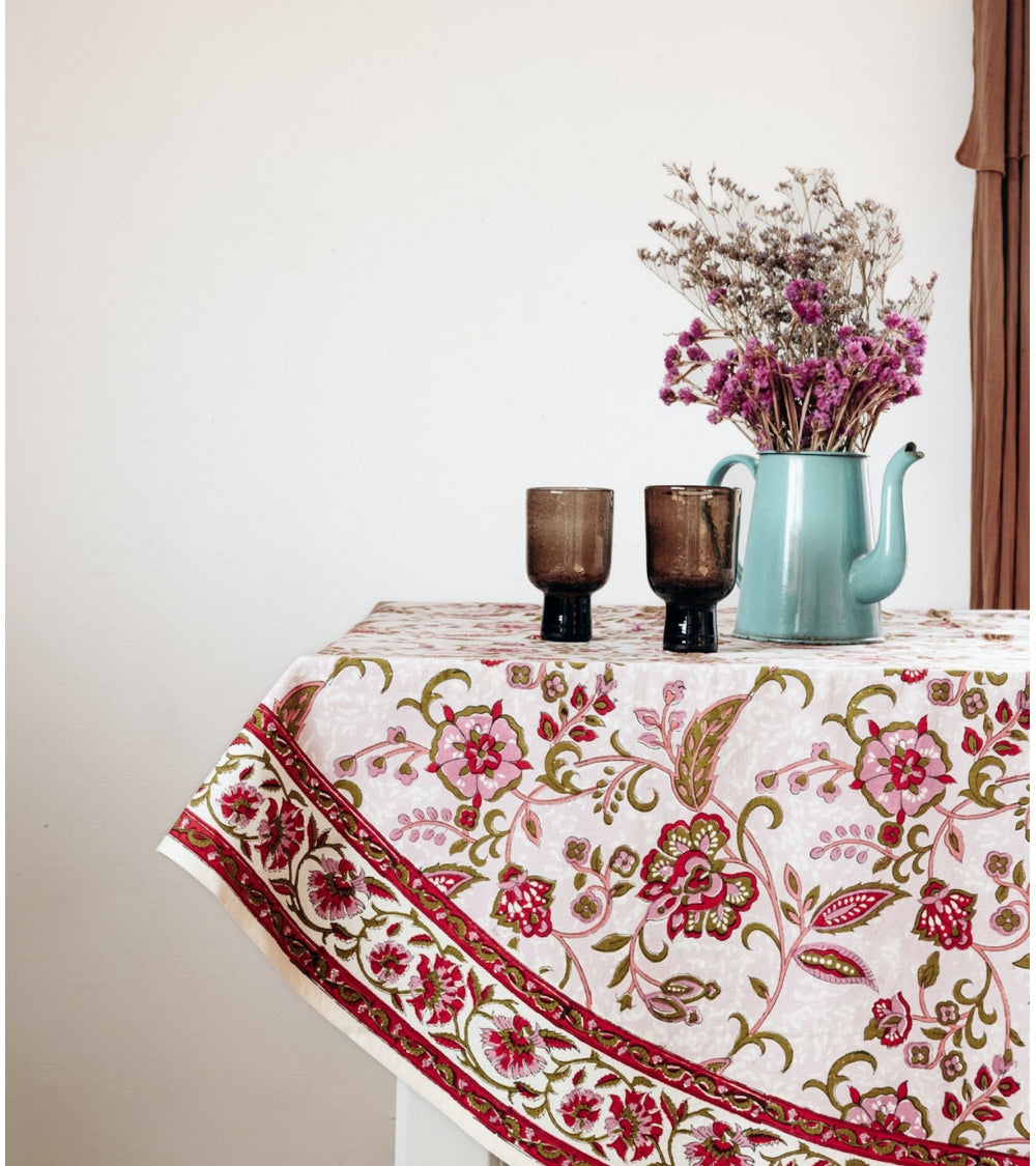 Nappe Ronde Lita Rose 175cm