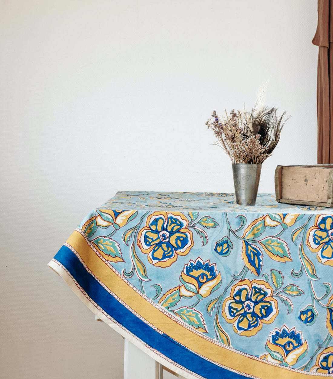 Nappe Loni Bleu Pâle 175cm