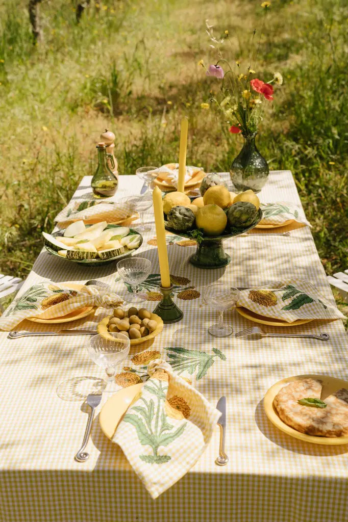 Nappe Fabry Yellow - 170x300