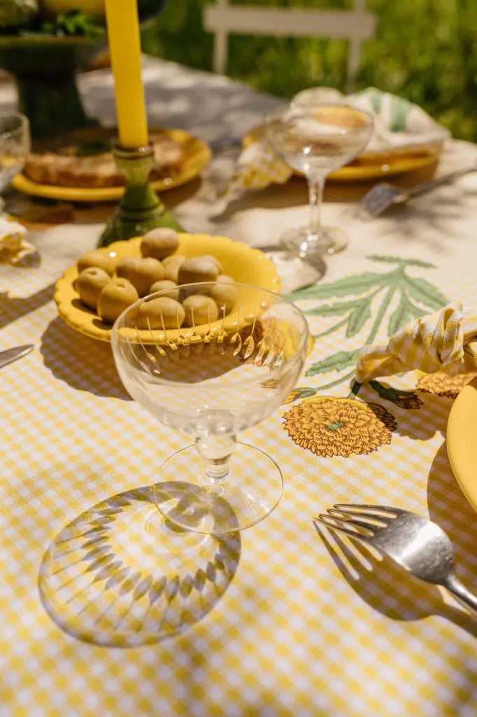 Nappe Fabry Yellow - 170x360