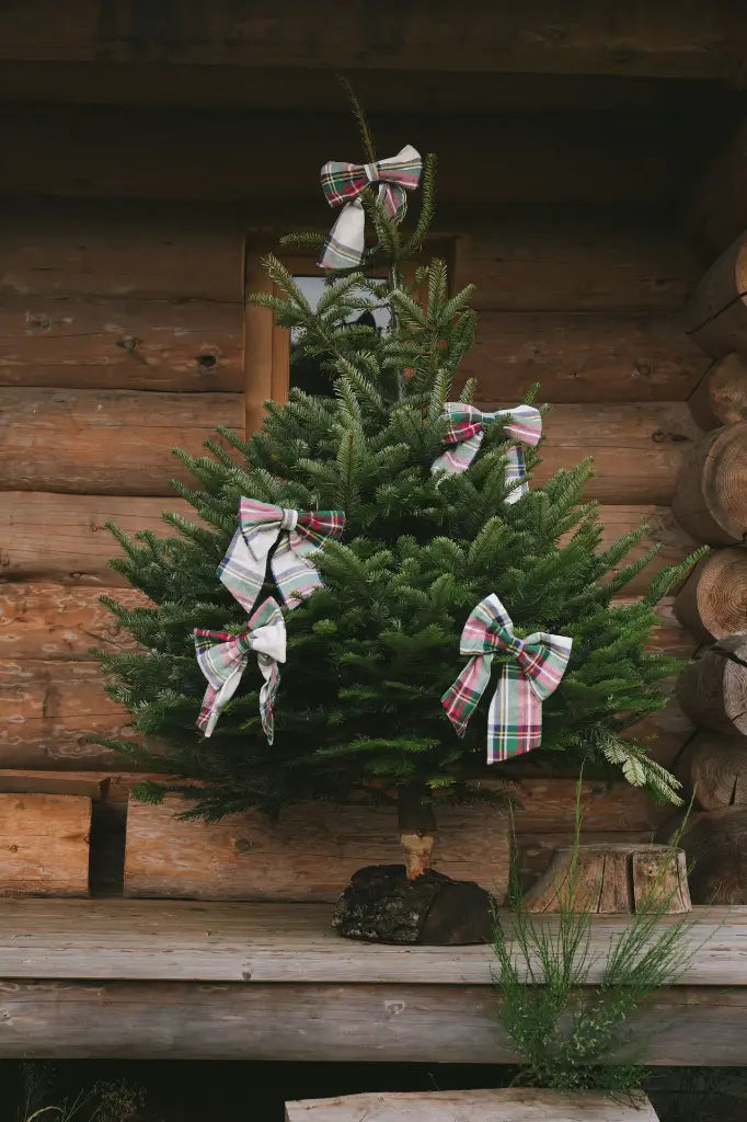 Noeuds de Noël Highland Snow - Lot de 2