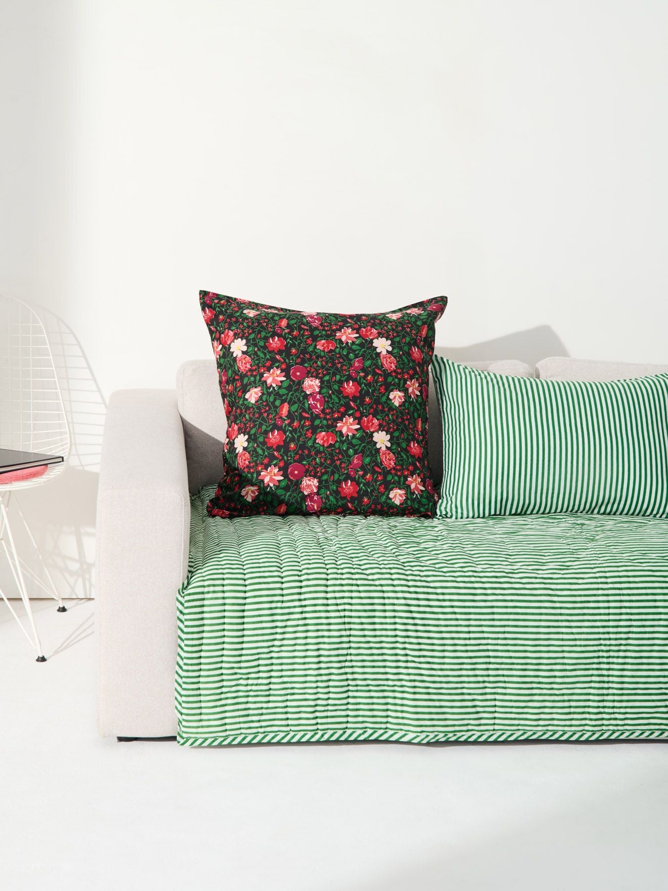 Plaid Andy Flower Sarong 110 x 200