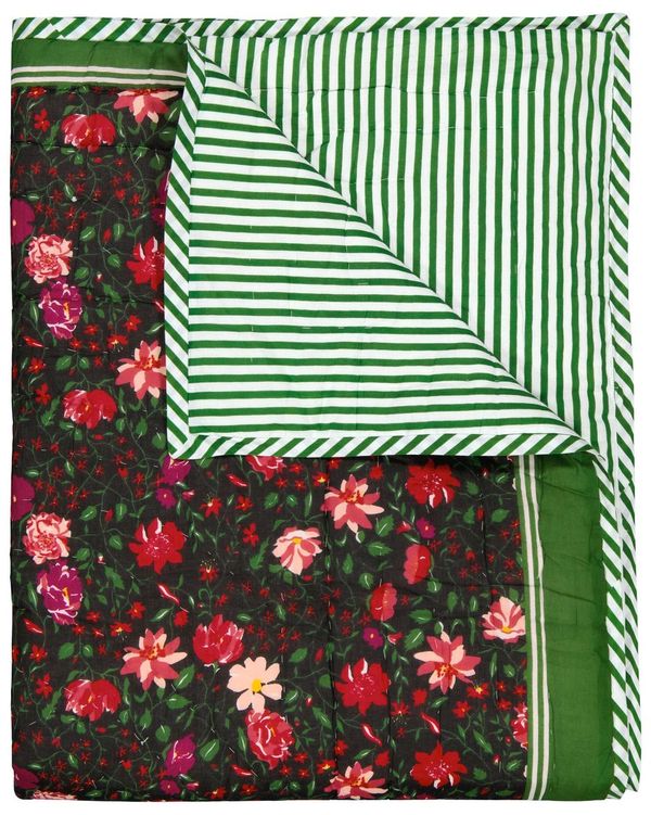 Plaid Andy Flower Sarong 110 x 200