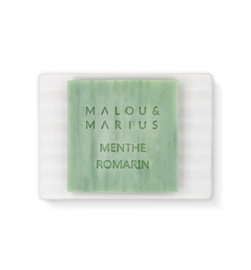 Porte Savon Simple Blanc