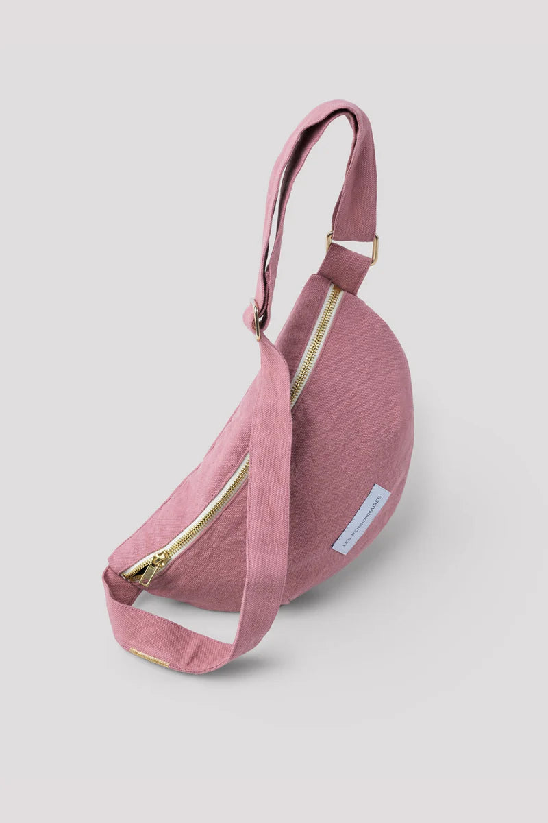 Sac Banane en Toile de Coton Bio - Bois de Rose