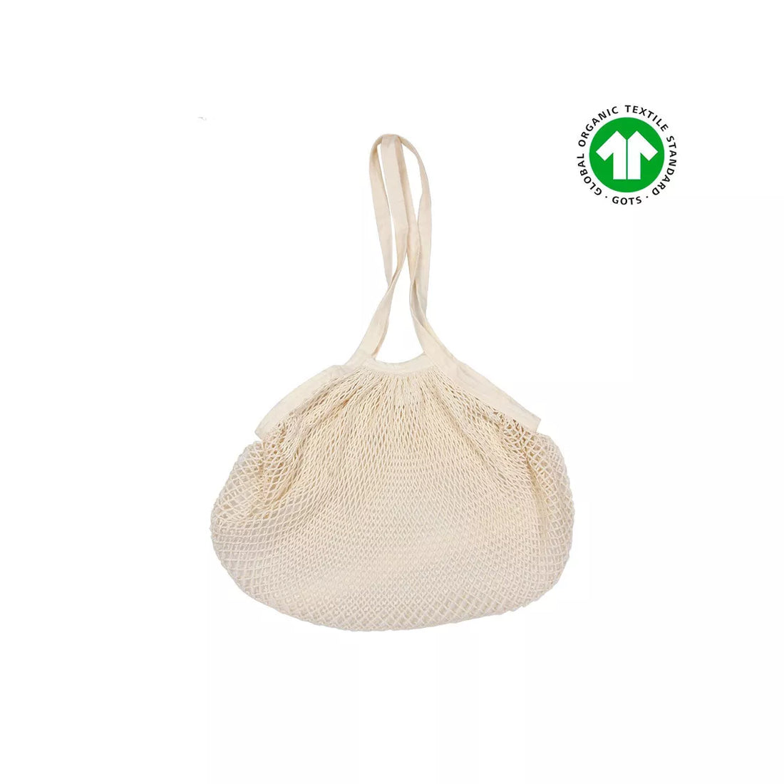 Sac Filet à Provisions Anses Longues - Ecru