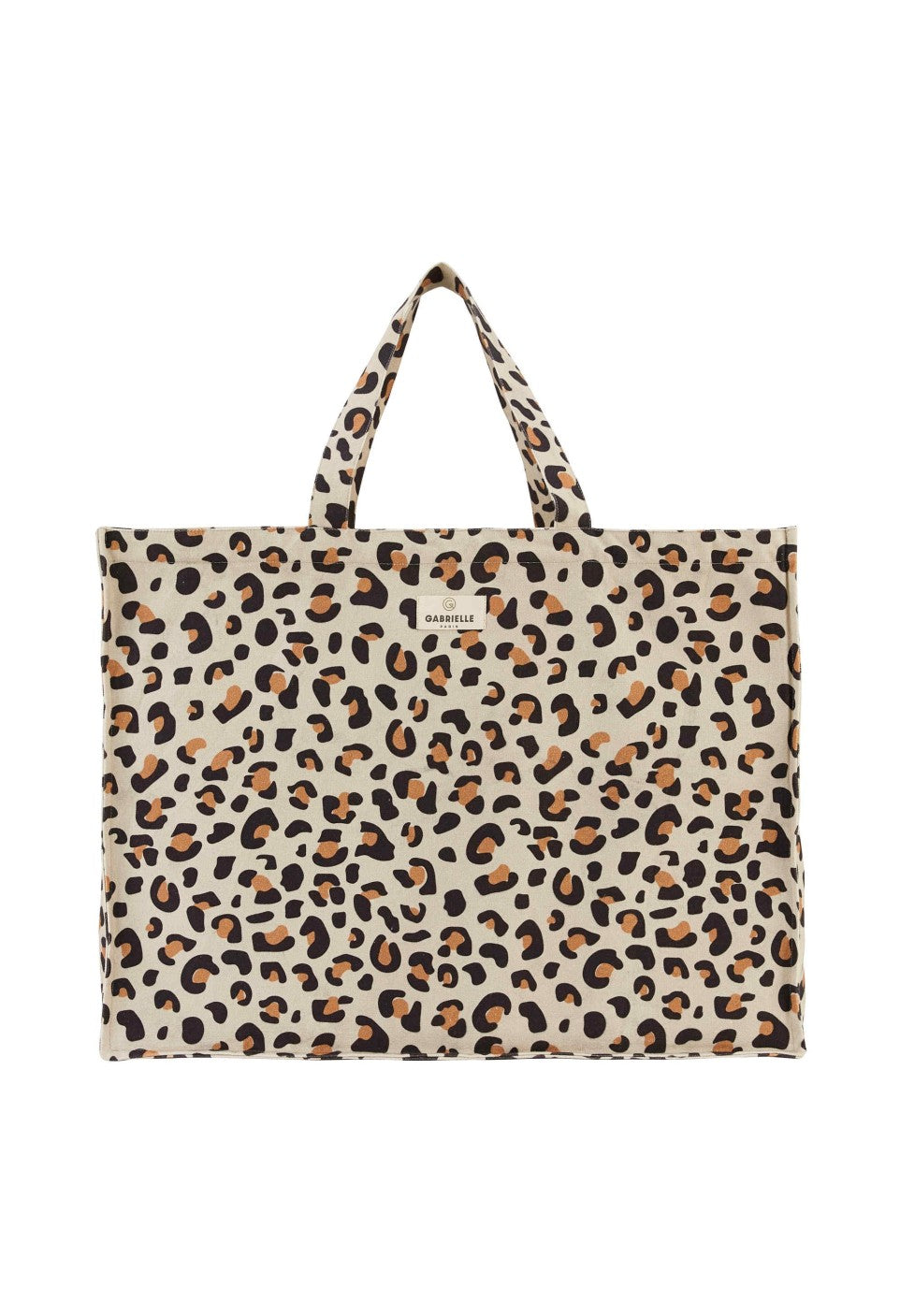 Sac Week-End en Coton Léopard
