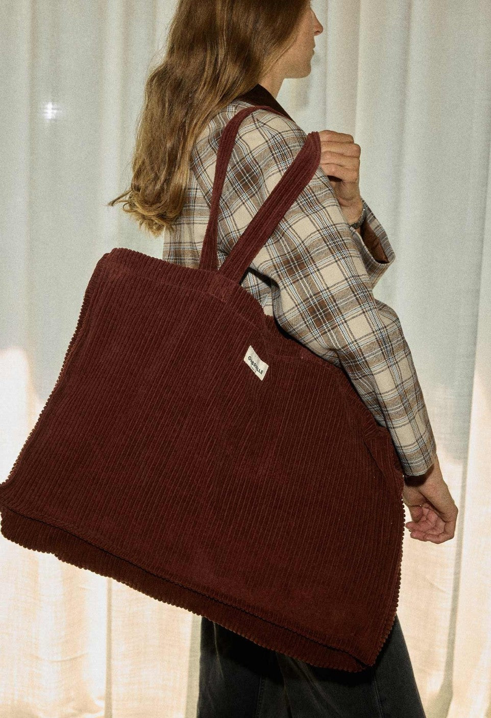 Sac Week-End en Velours Jaspe