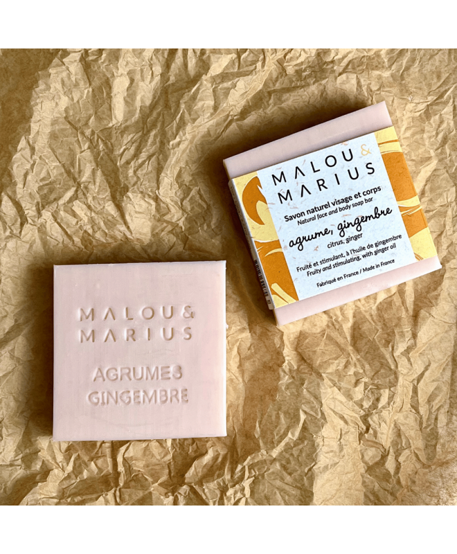 Savon Naturel - Agrumes et Gingembre