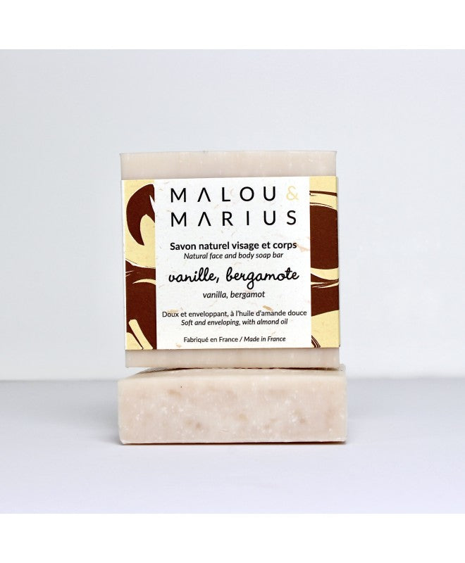 Savon Naturel Doux & Enveloppant - Vanille et Bergamote