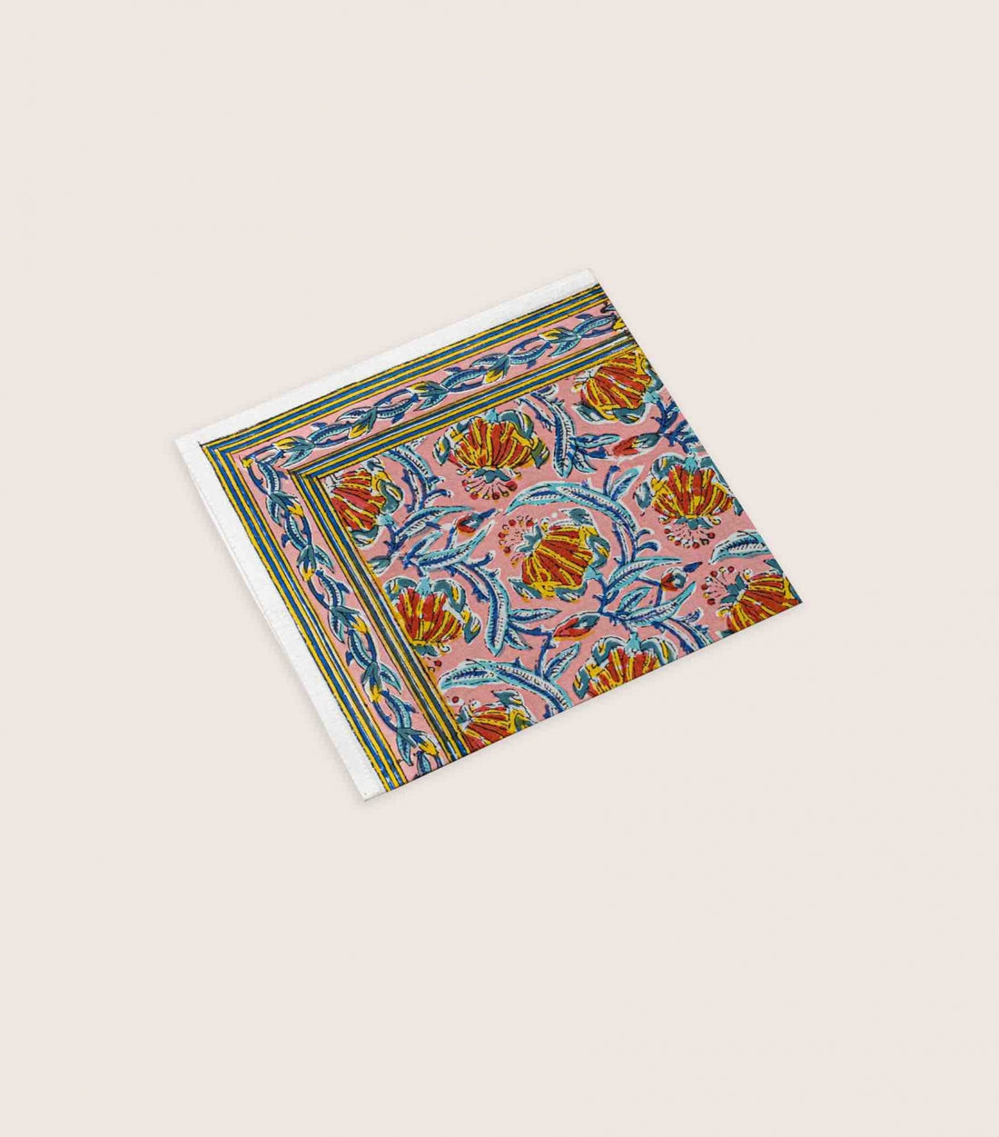 Serviette de Table Jaipur Pêche 45x45