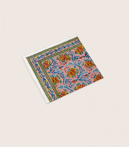 Serviette de Table Jaipur Pêche 45x45