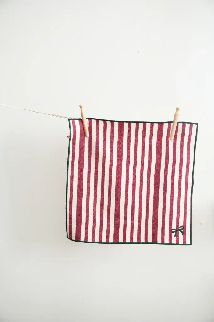 Serviette de Table Noëline Burgundy - Lot de 2