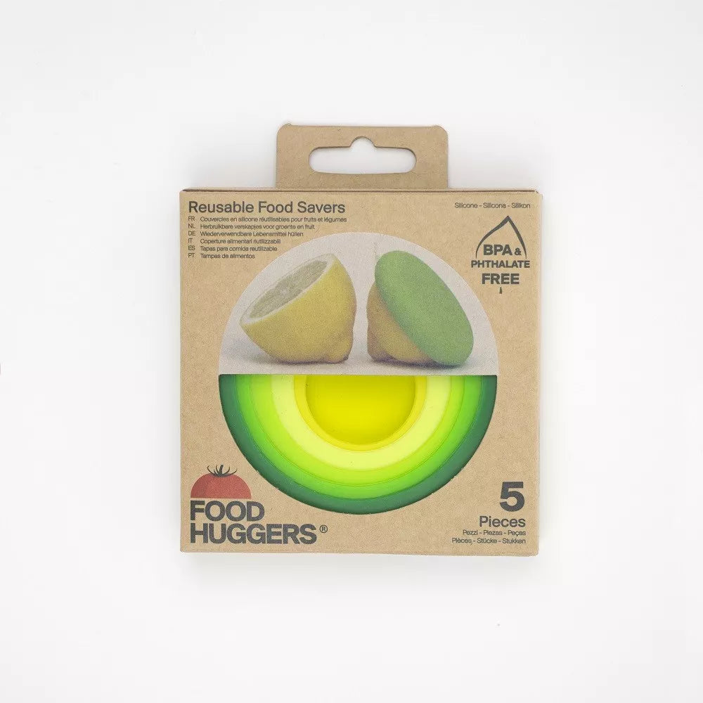 Set de 5 Couvercles Réutilisables en Silicone