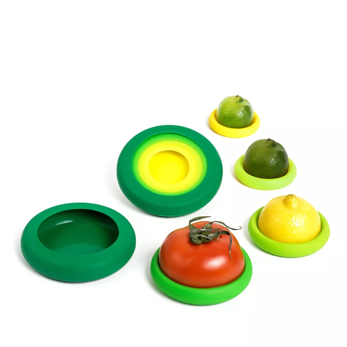 Set de 5 Couvercles Réutilisables en Silicone