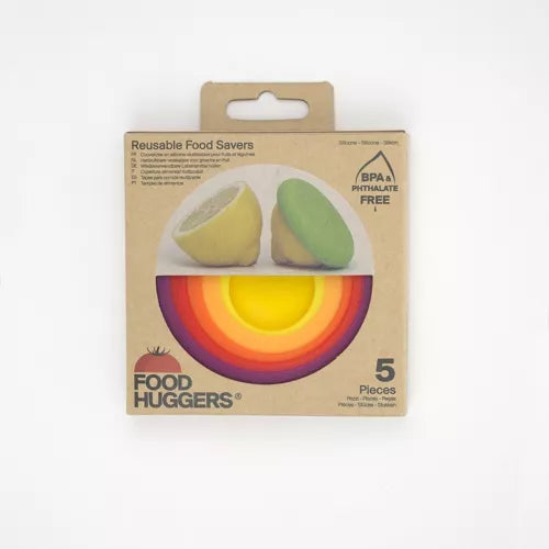 Set de 5 Couvercles Réutilisables en Silicone