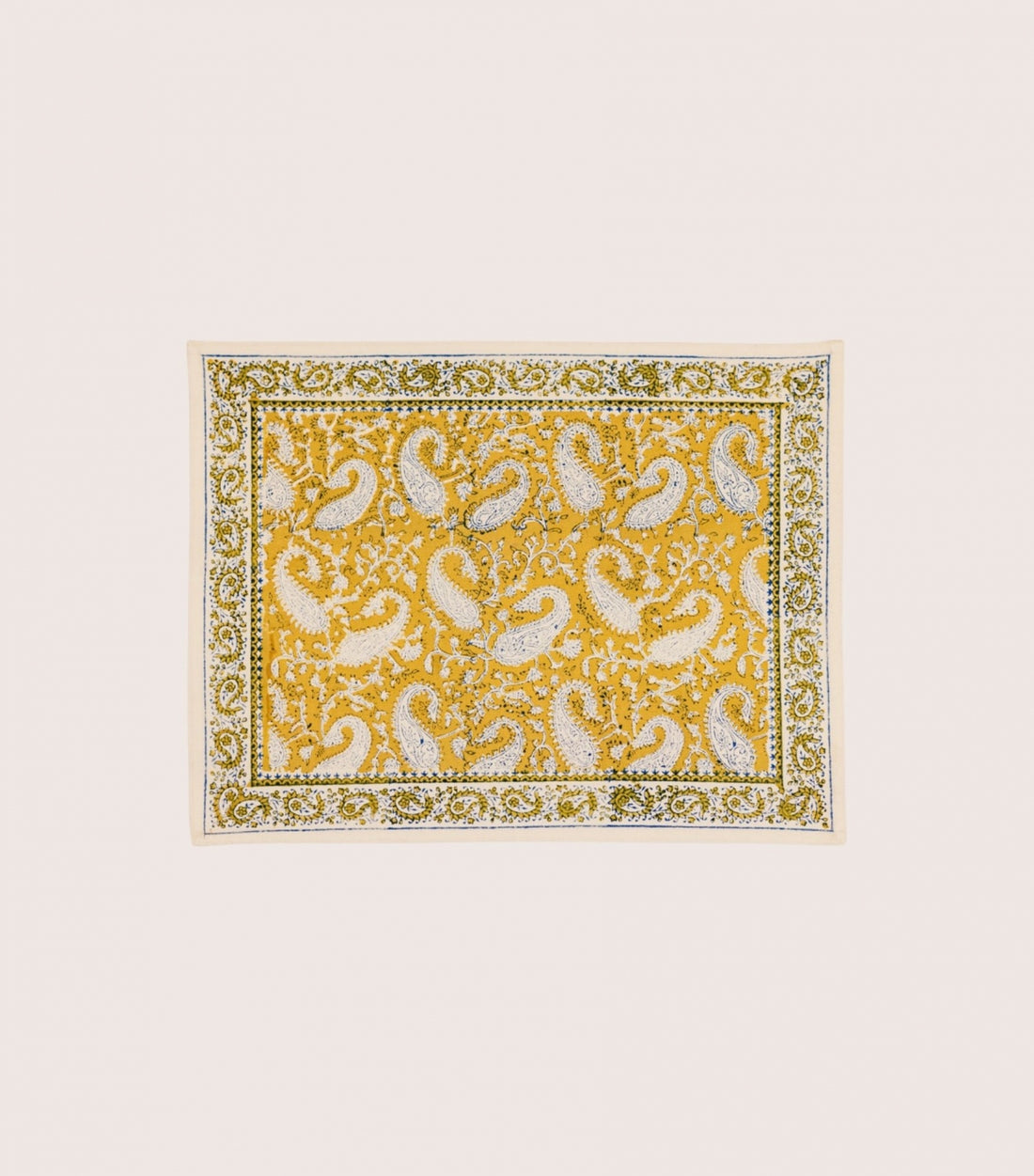 Set de Table Paisley Jaune 35 x 45