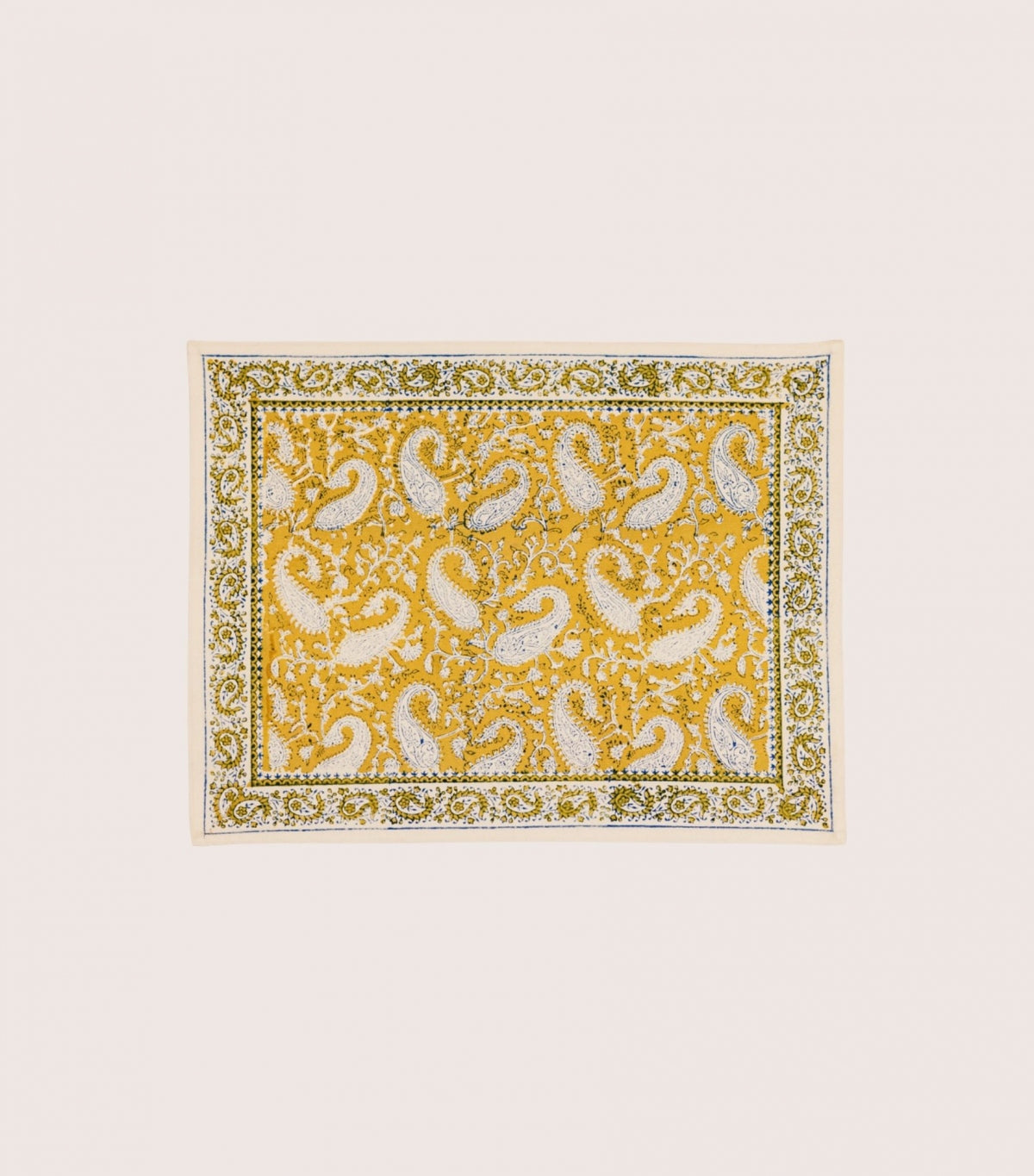 Set de Table Paisley Jaune 35 x 45