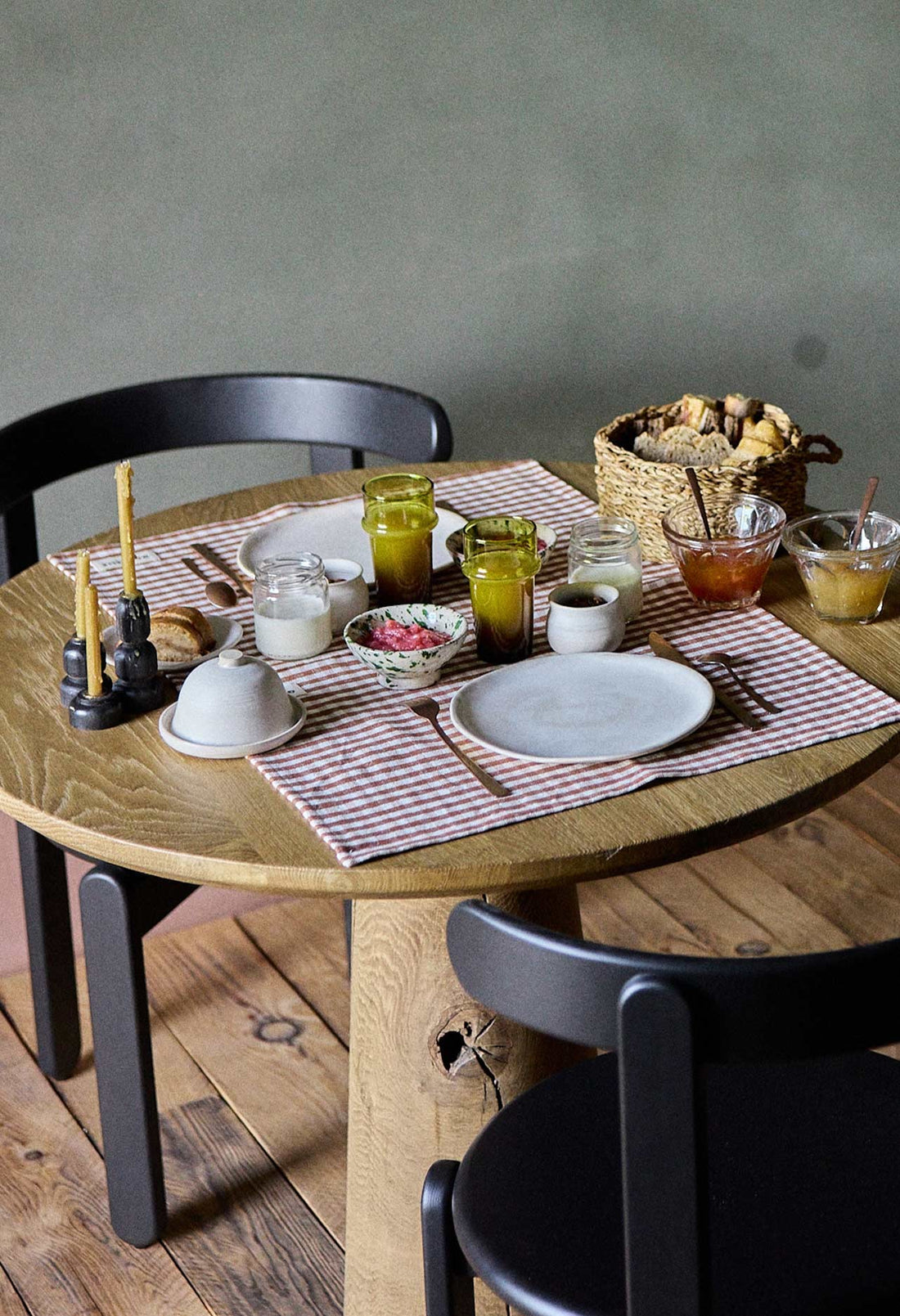 Set de Table en Coton Vichy Moka