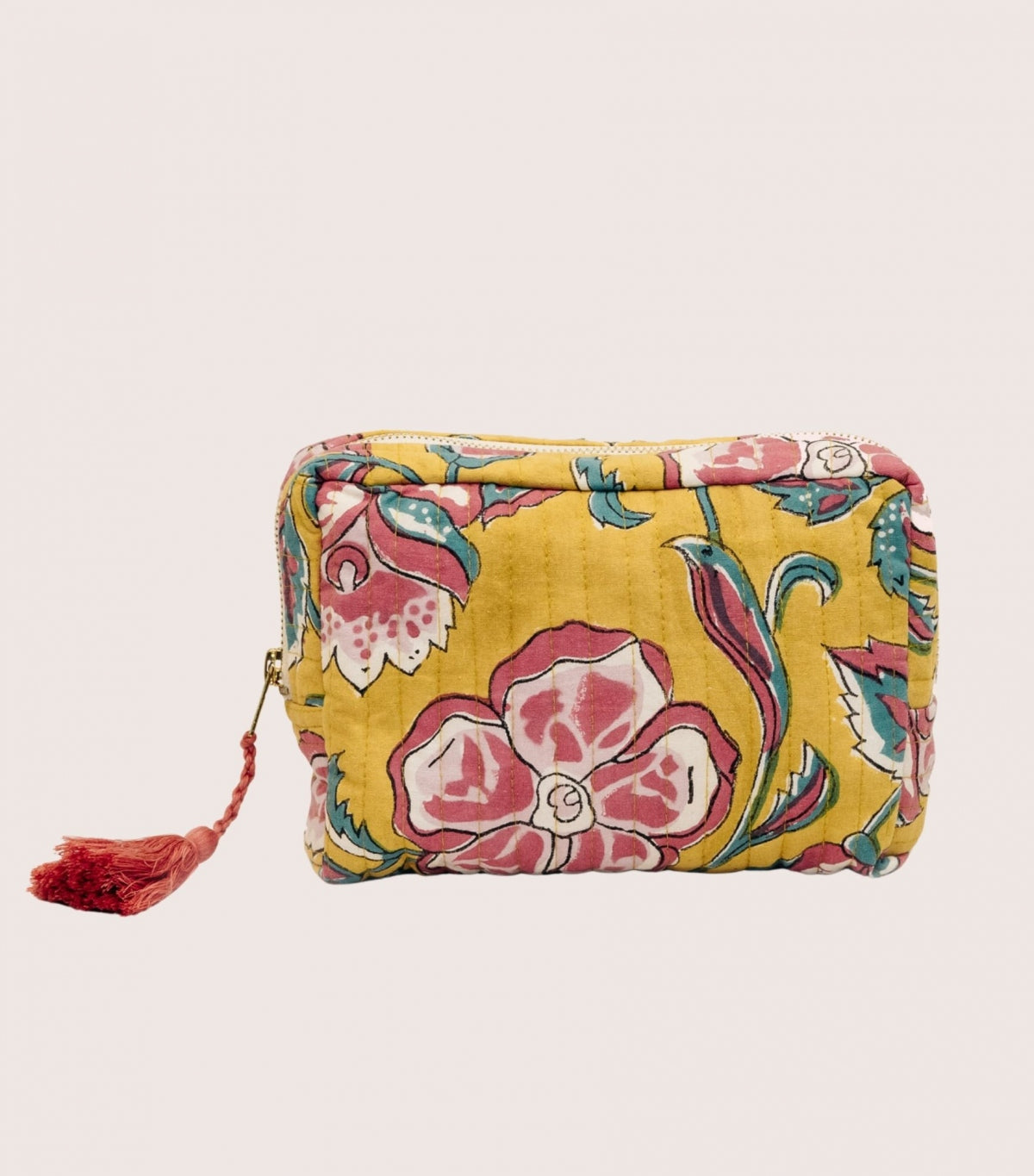 Trousse de Maquillage Loni Jaune 20 x 15