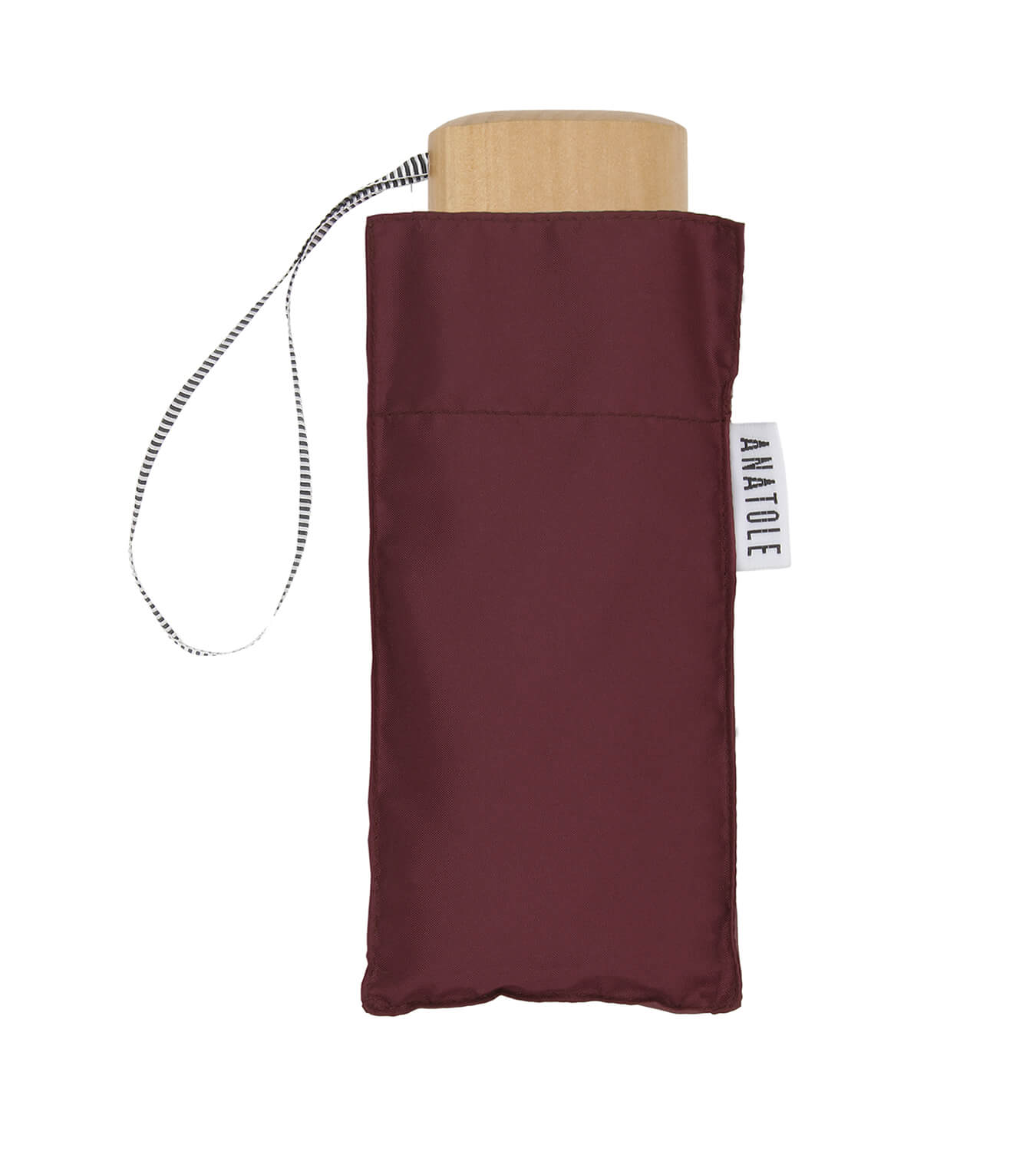 Mini parapluie anatole germain bordeaux solide léger et ultra compact