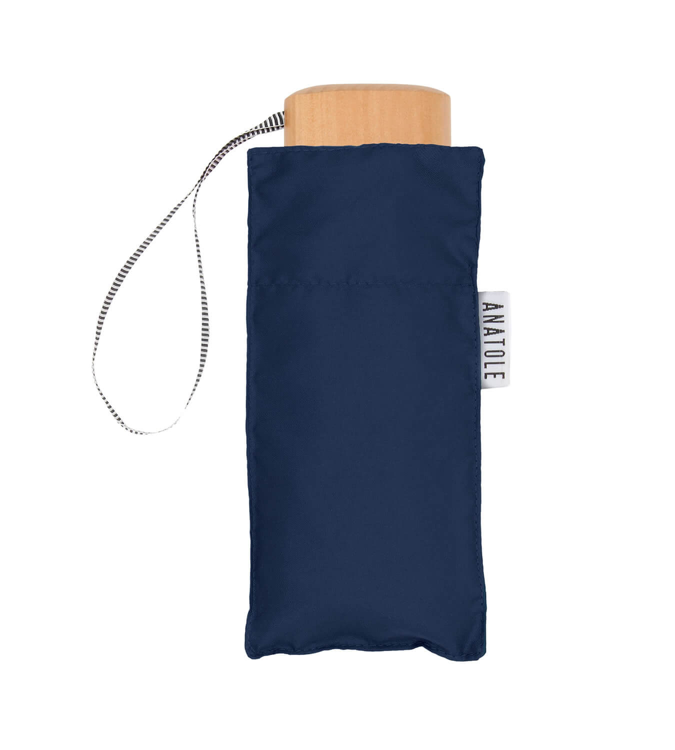 Mini parapluie anatole colette bleu nuit solide léger et ultra compact