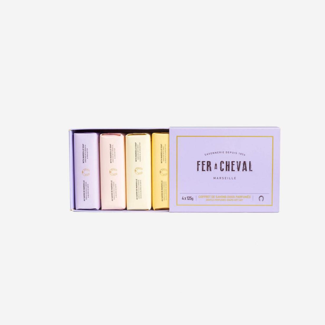 Coffret 4 Savons Doux Parfumés