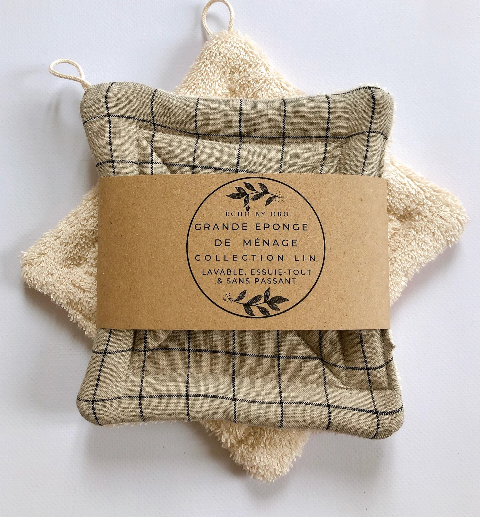 Grande Éponge de Ménage Essuie-Tout BIO
