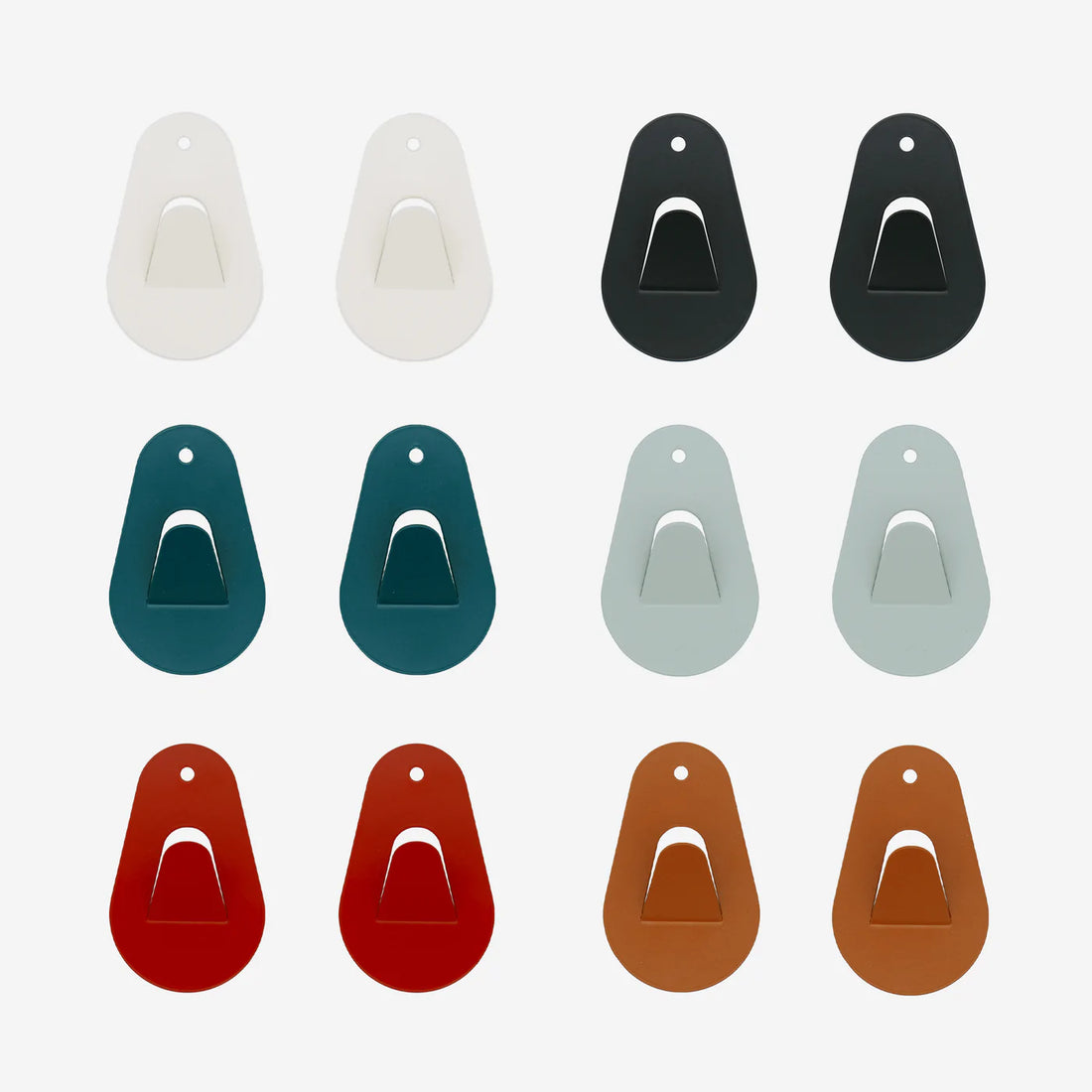 Lot 2 Crochets Mureaux Rouge Tomette