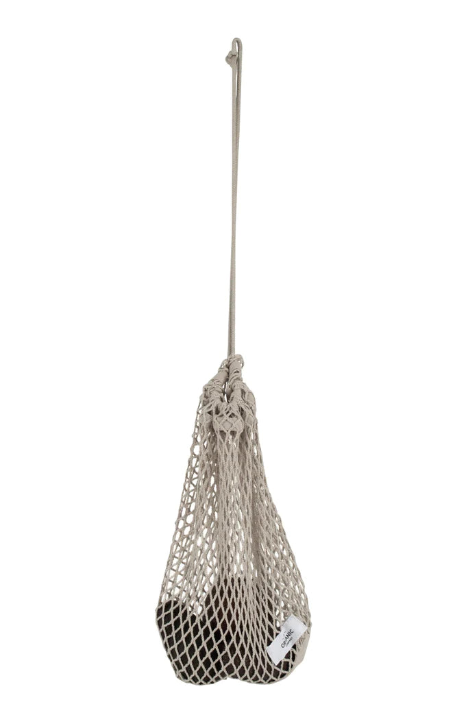 Sac en Filet Coton Gris - M