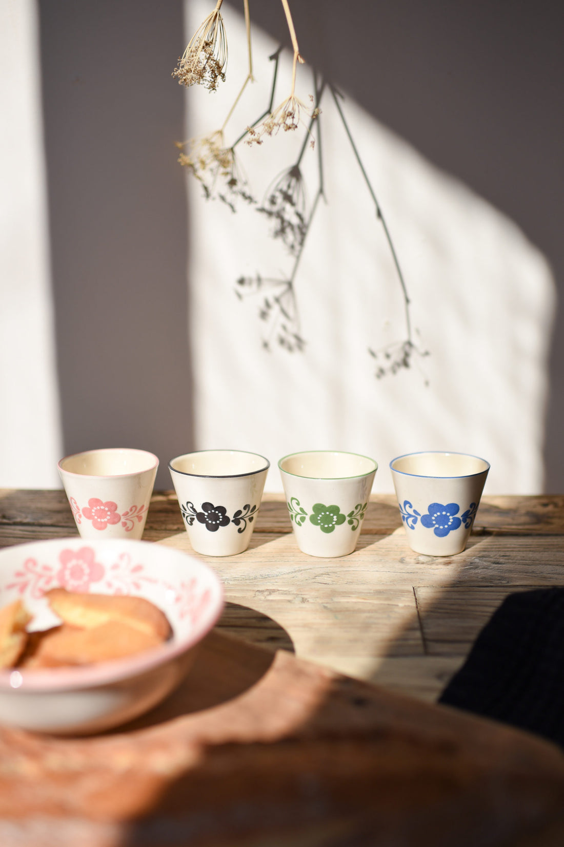 Tasse Expresso Motif Fleurs