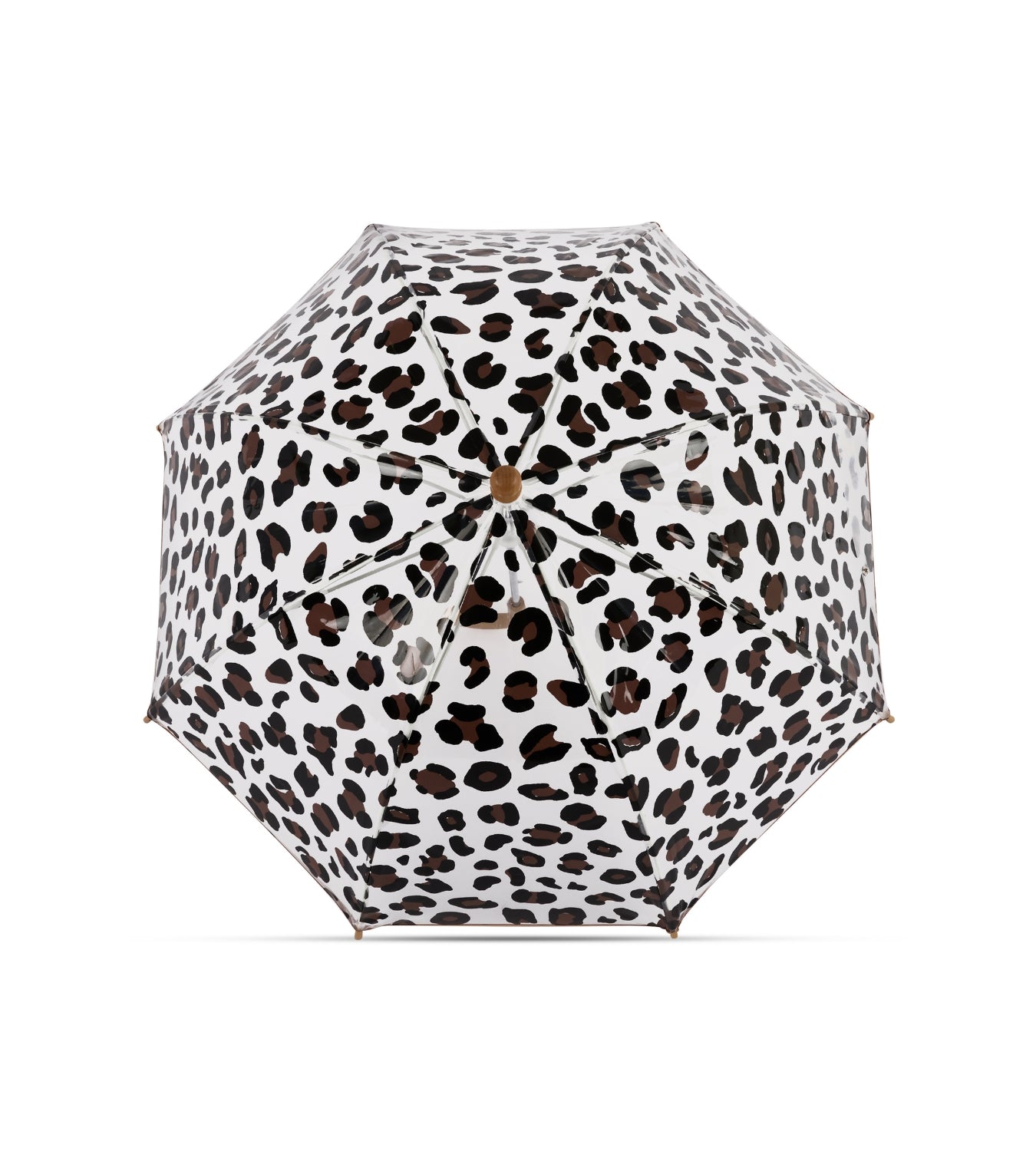 Parapluie Enfant - Kalambo - Transparent Cloche Motif Léopard