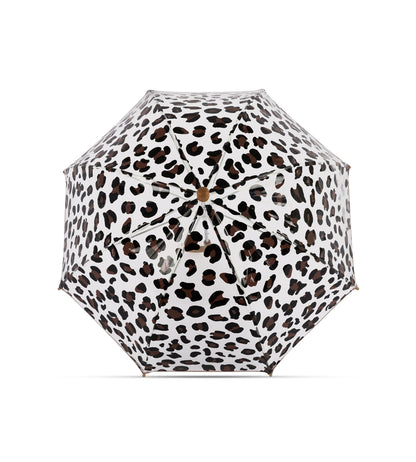 Parapluie Enfant - Kalambo - Transparent Cloche Motif Léopard