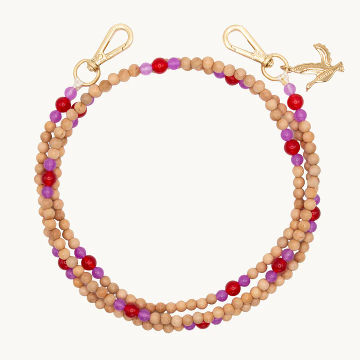 Bandouliere Arielle Rose-Rouge