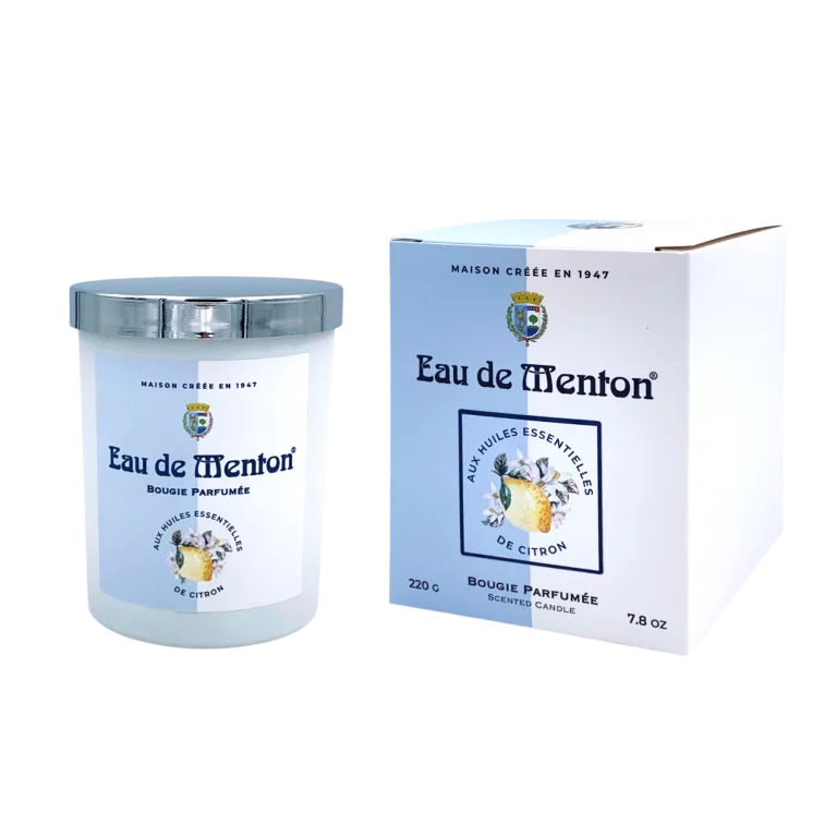 Bougie Artisanale 220g - Huiles Essentielles de Citron