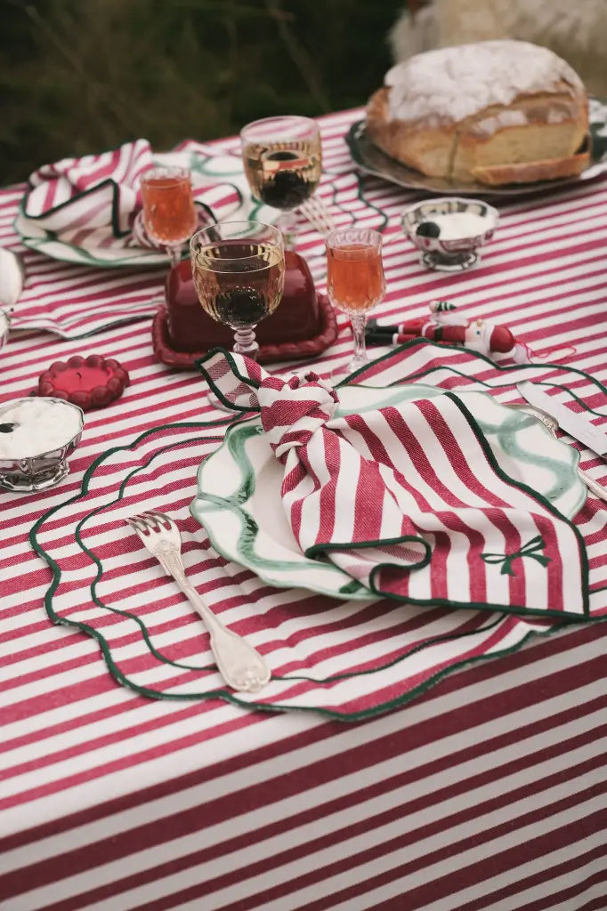 Sets de Table Noëline Burgundy - Lot de 2