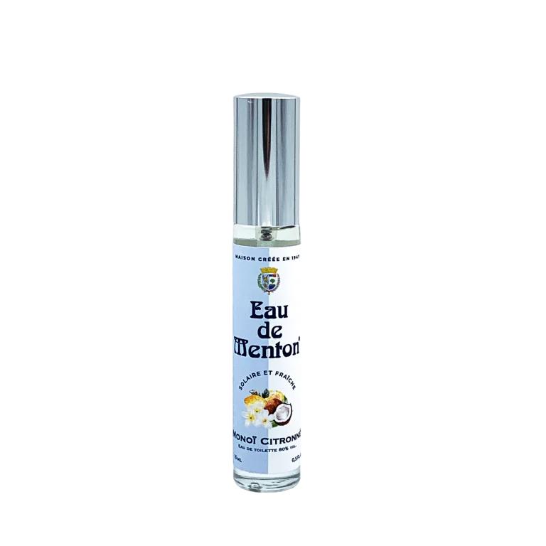 Eau de Menton Monoï Citronné - Vaporisateur 15ml