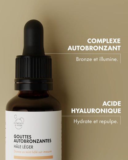 Gouttes Autobronzantes Hâle Léger