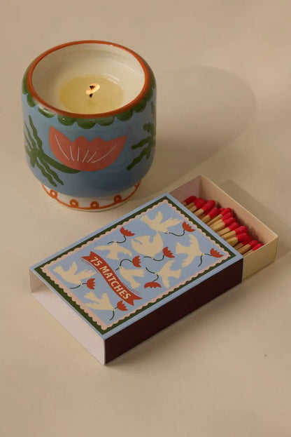 Boîte Allumettes - Fleurs