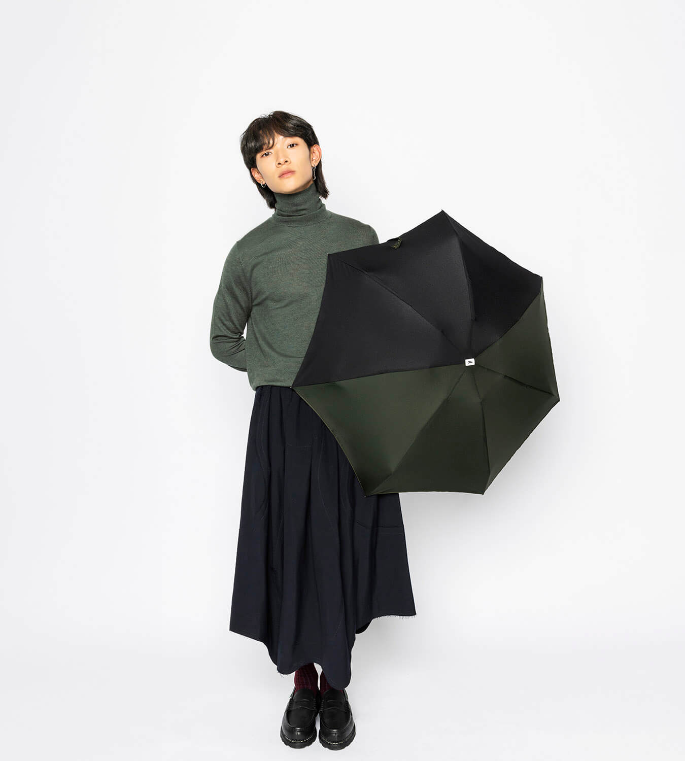 Parapluie - Alma - Kaki Noir