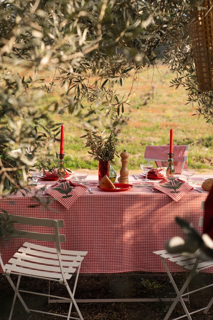 Nappe Fabry Tomato - 170x300