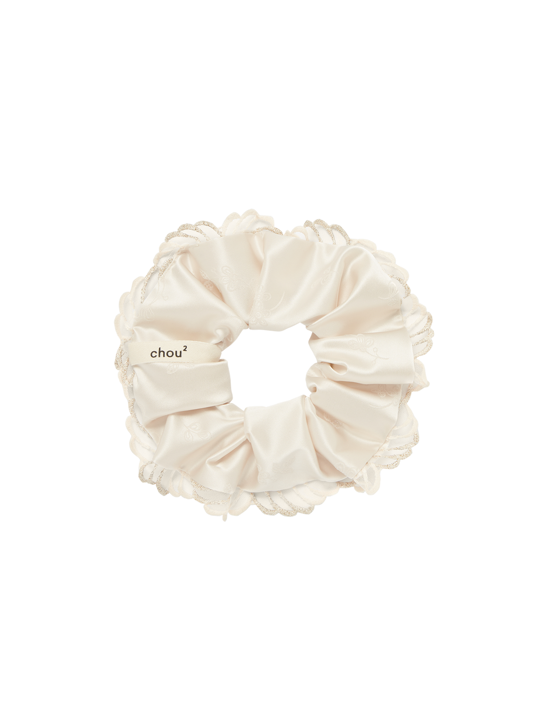 Simone Pérèle x Chou2 | Chouchou en Satin - Beige Topaze