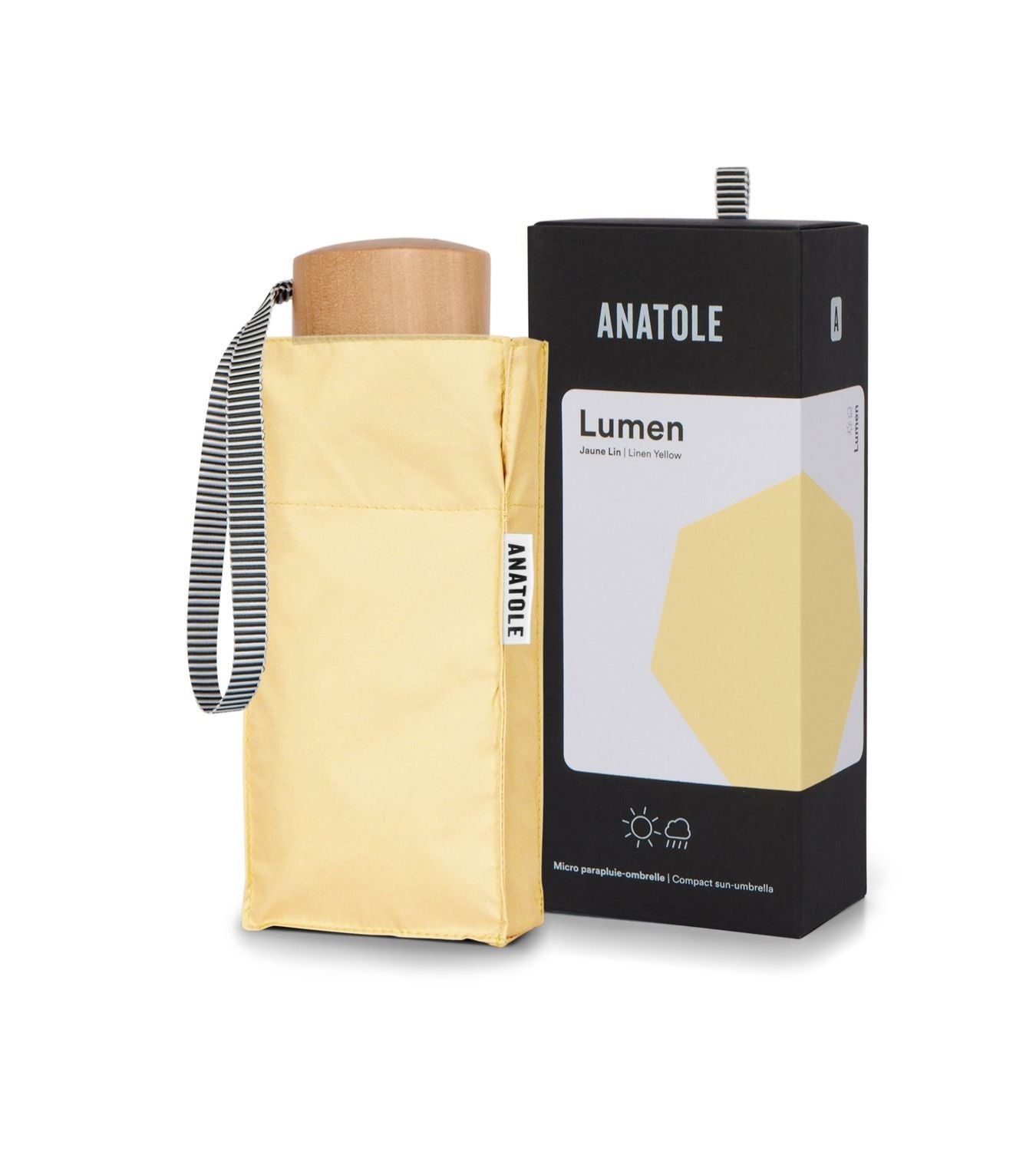 Parapluie - Ombrelle - Lumen - Jaune Lin