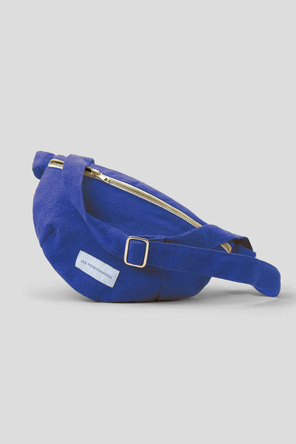 Sac Banane en Toile de Coton Bio - Bleu outremer