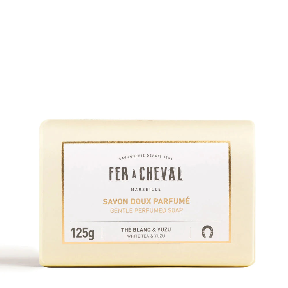 Savon Doux Parfumé – Thé Blanc et Yuzu – 125G