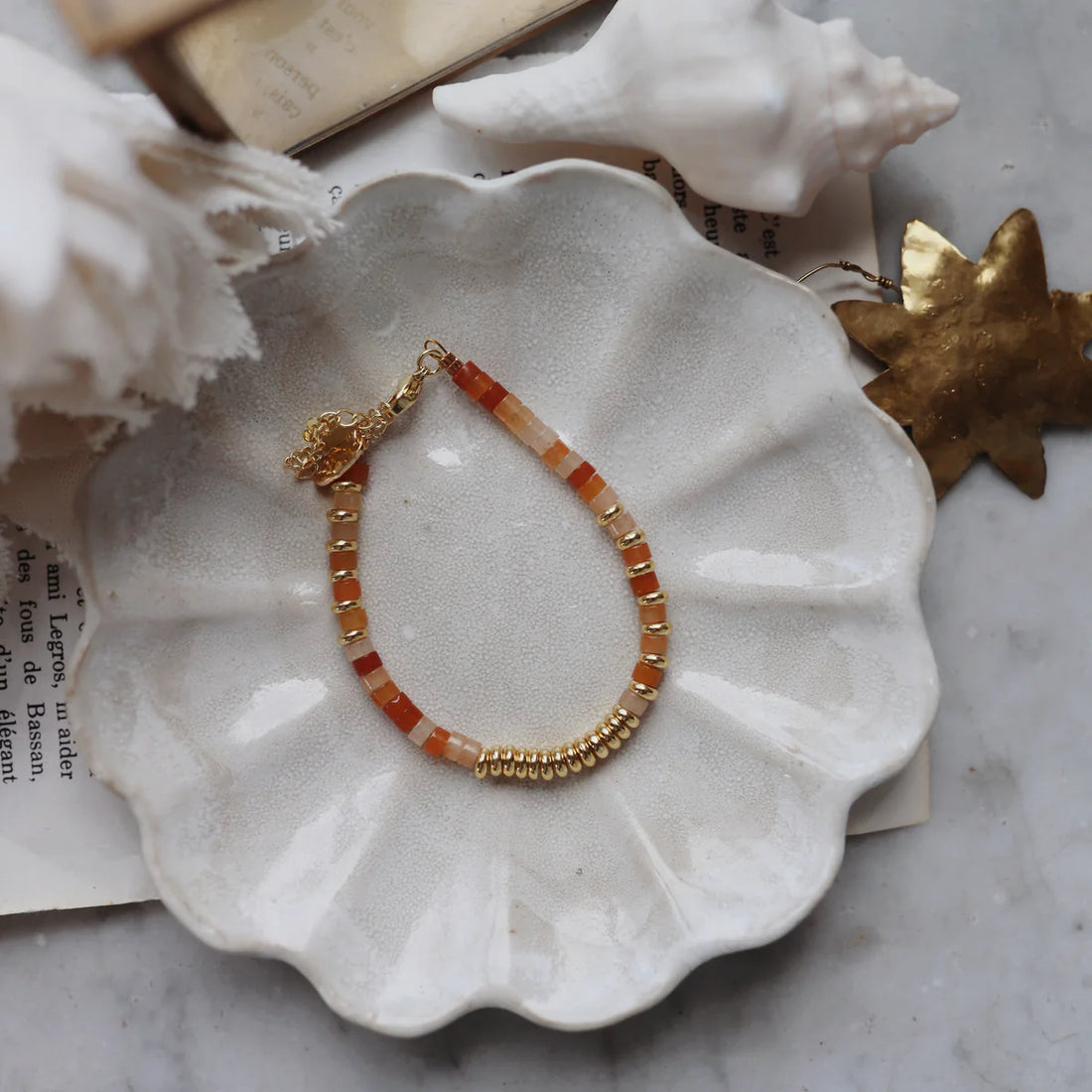 Bracelet Nairobi - Aventurine Orange