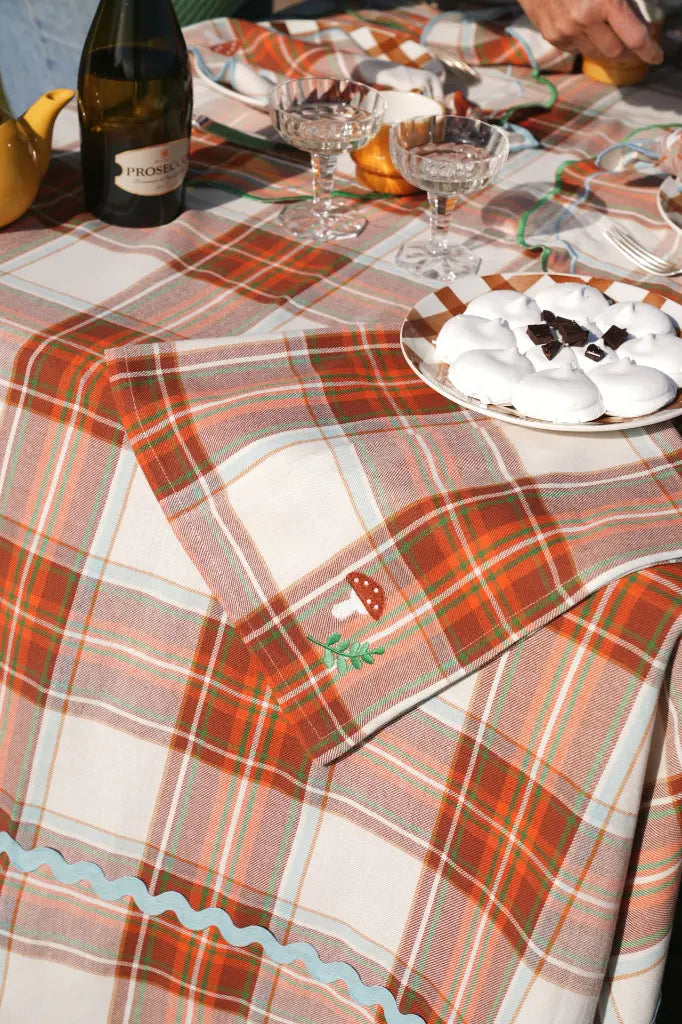 Torchon Highland Cappuccino - Lot de 2