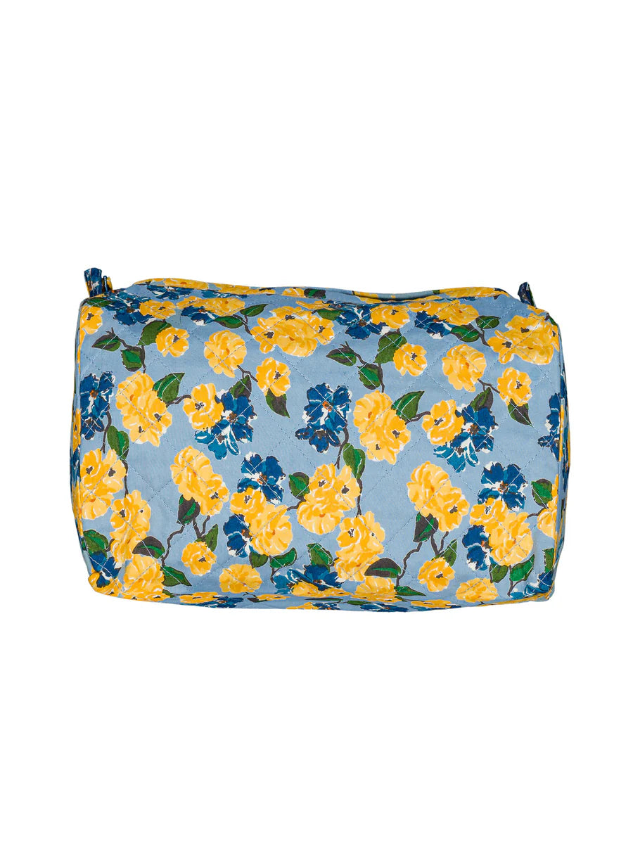 Trousse de Toilette Blue Roses Ronde 22 x 22