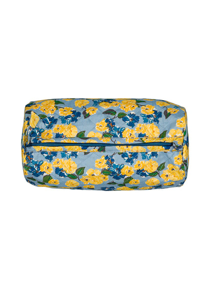 Trousse de Toilette Blue Roses Ronde 22 x 22