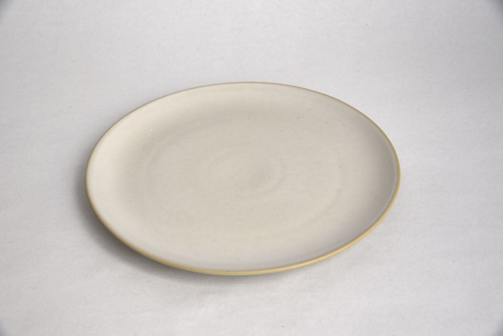 Assiette Dessert en Grès - Blanc